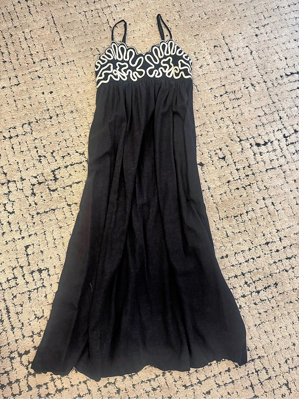 A New Day Maxi Dress in Black & White Size Medium